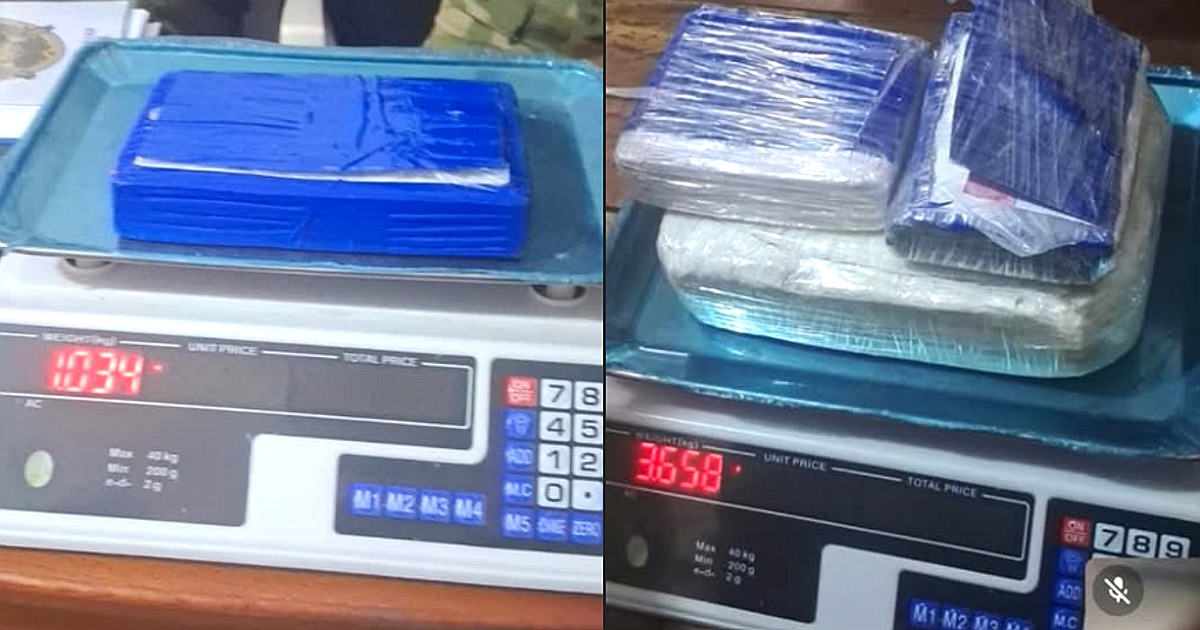 Detienen a dos pasajeros con cocaína en bus en Bongará