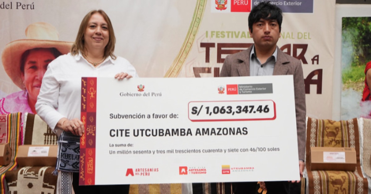 Mincetur destina más de un millón de soles al CITE Utcubamba Amazonas