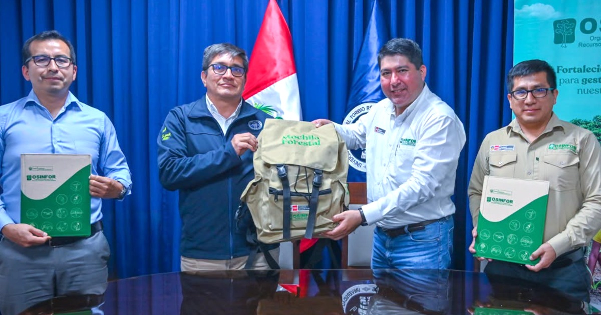 UNTRM y OSINFOR fortalecen alianza estratégica para impulsar la formación e investigación en gestión forestal sostenible en Amazonas